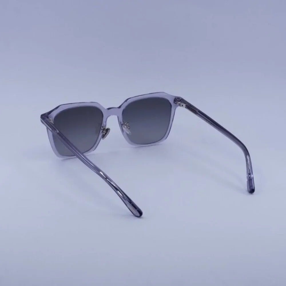 Tom Ford FT0971-K 20B Sunglasses Grey Square Frame, Smoke Gradient Lenses